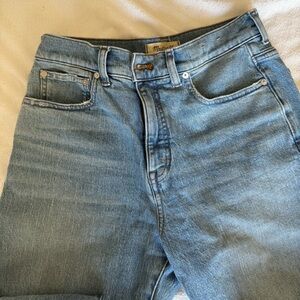 Madewell Women's 90’s Straight Jeans in Light Blue